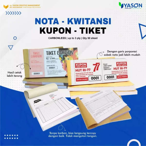 Cetak Buku Nota