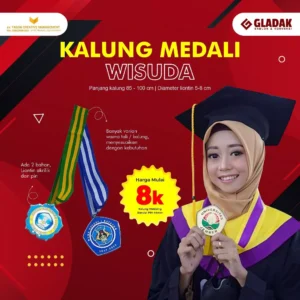 Custom kalung wisuda dan medali banyuwangi