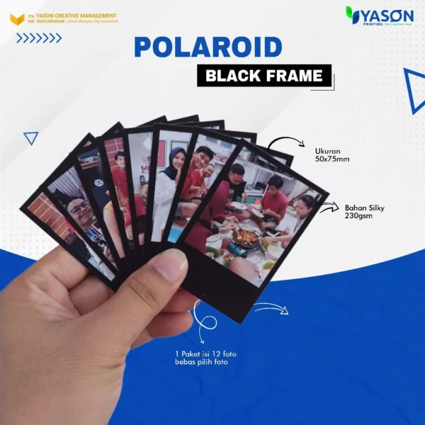 Foto Polaroid Black Frame